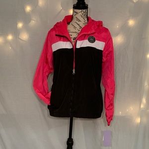 Madden Girl Windbreaker Jacket with Hood
